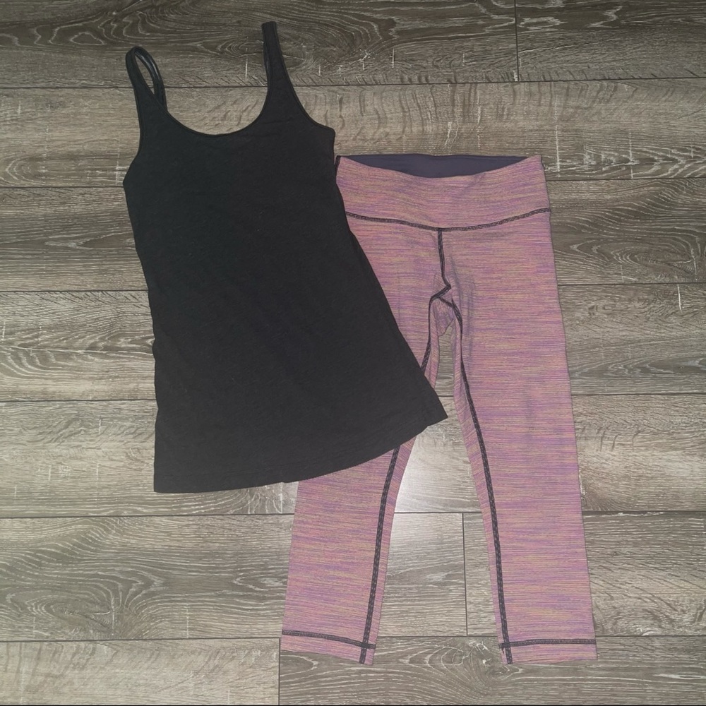 LULULEMON leggings & tank top workout Bundle